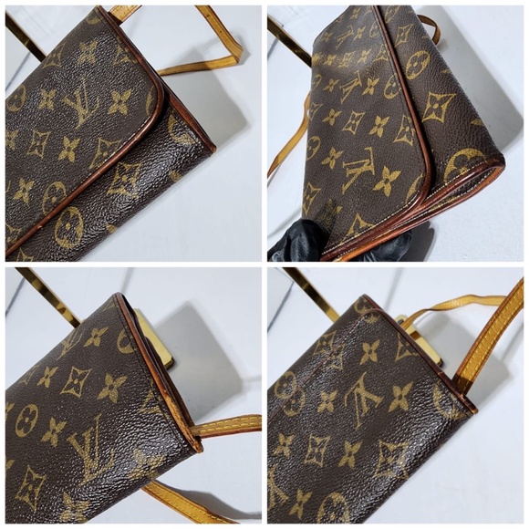 Authentic Louis Vuitton Monogram Twin GM Crossbody Bag Brown - Picture 12 of 14